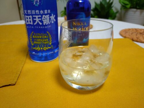 日田天領水の水割り